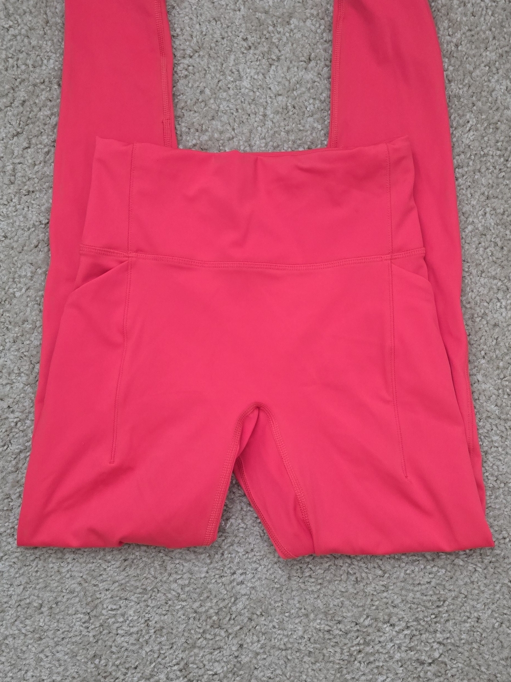 DSG High-Waist Performance Leggings in Bright Coral Pink